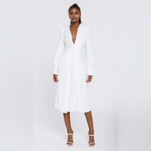 Endless Rose White Midi Dress